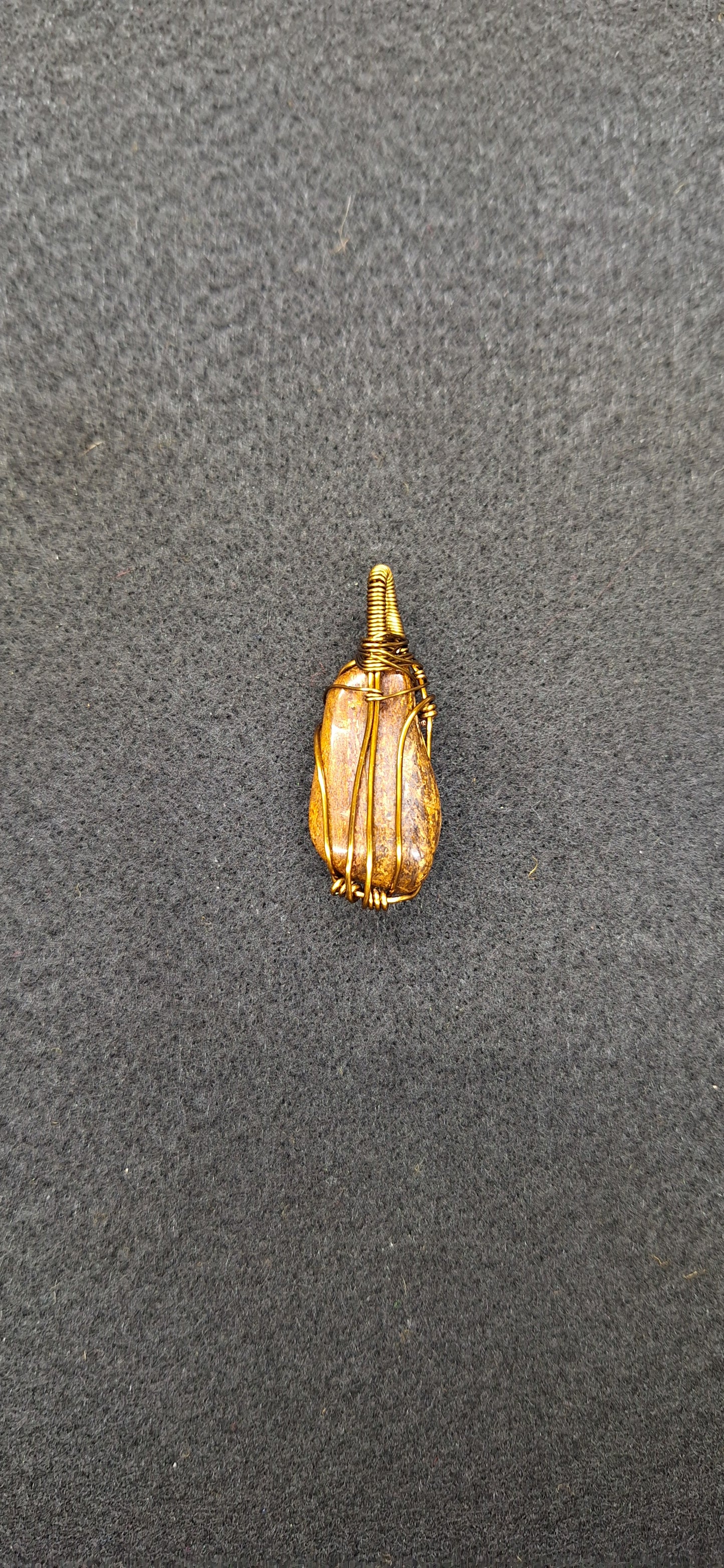 Bronzite pendant