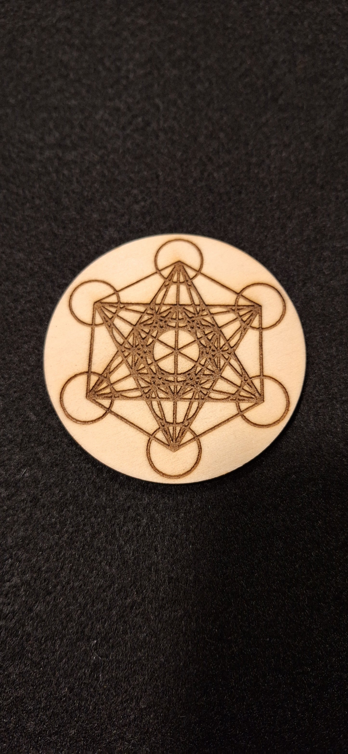 5 3/4" Metatron crystal grid