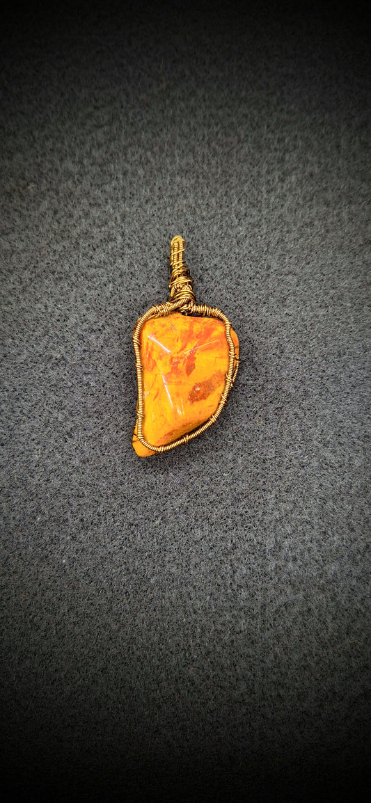 Mookaite jasper pendant