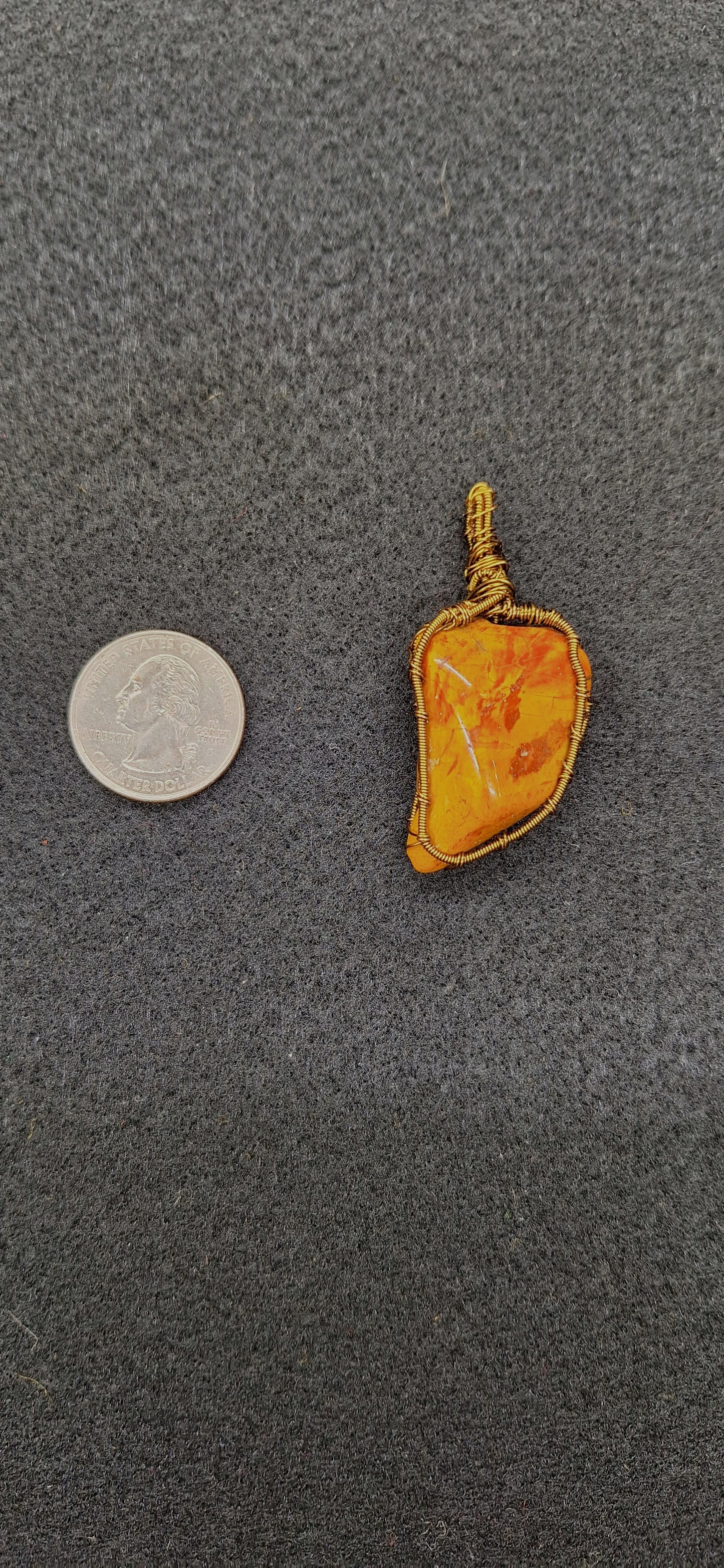 Mookaite jasper pendant