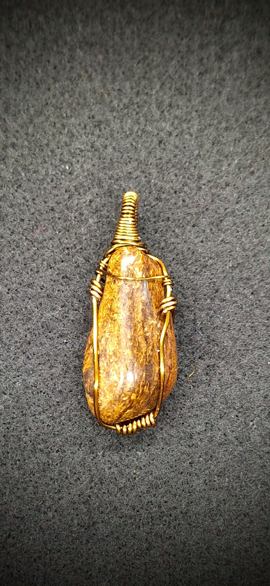 Bronzite pendant