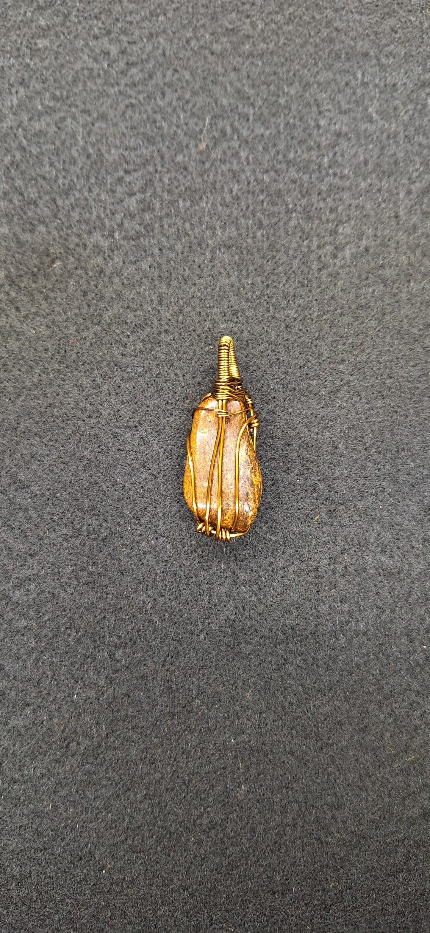 Bronzite pendant