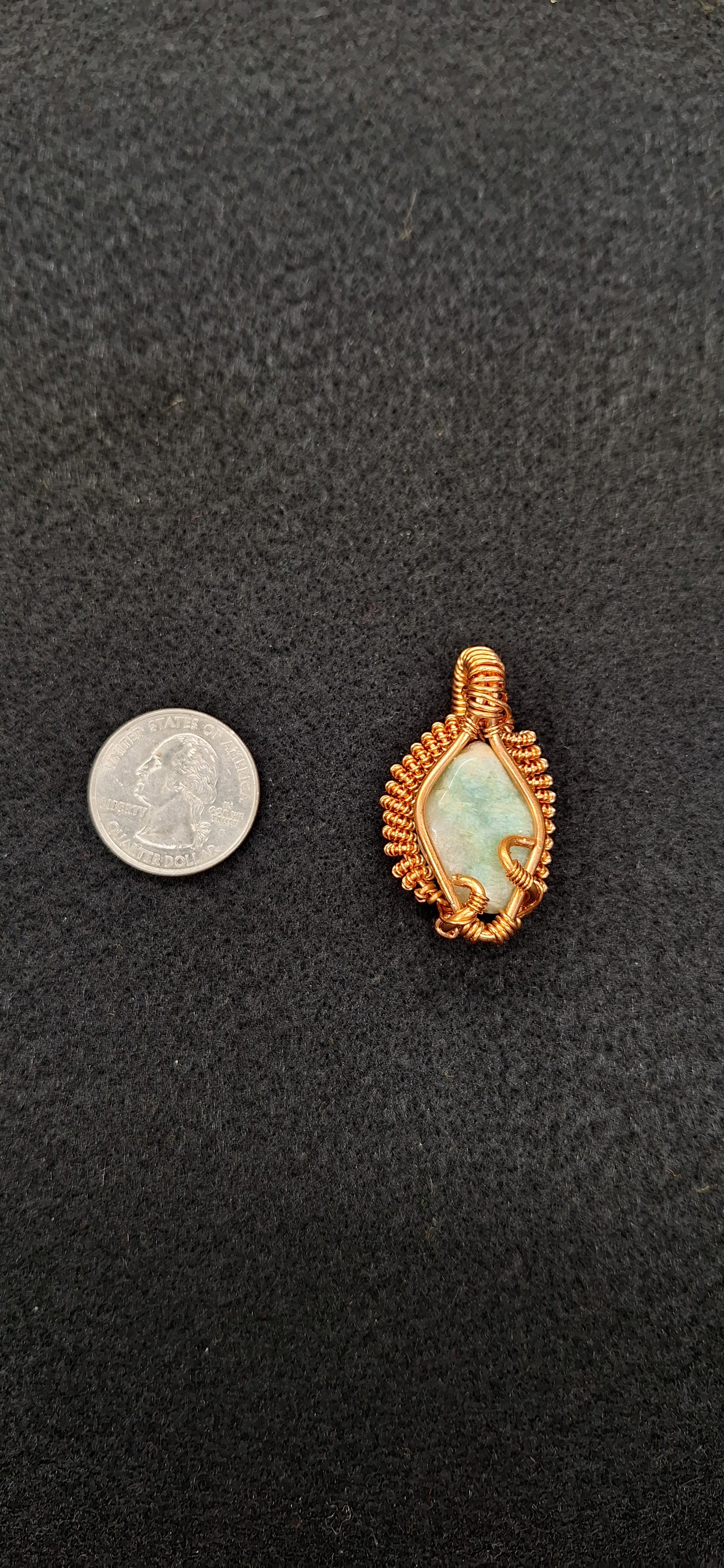 Amazonite pendant