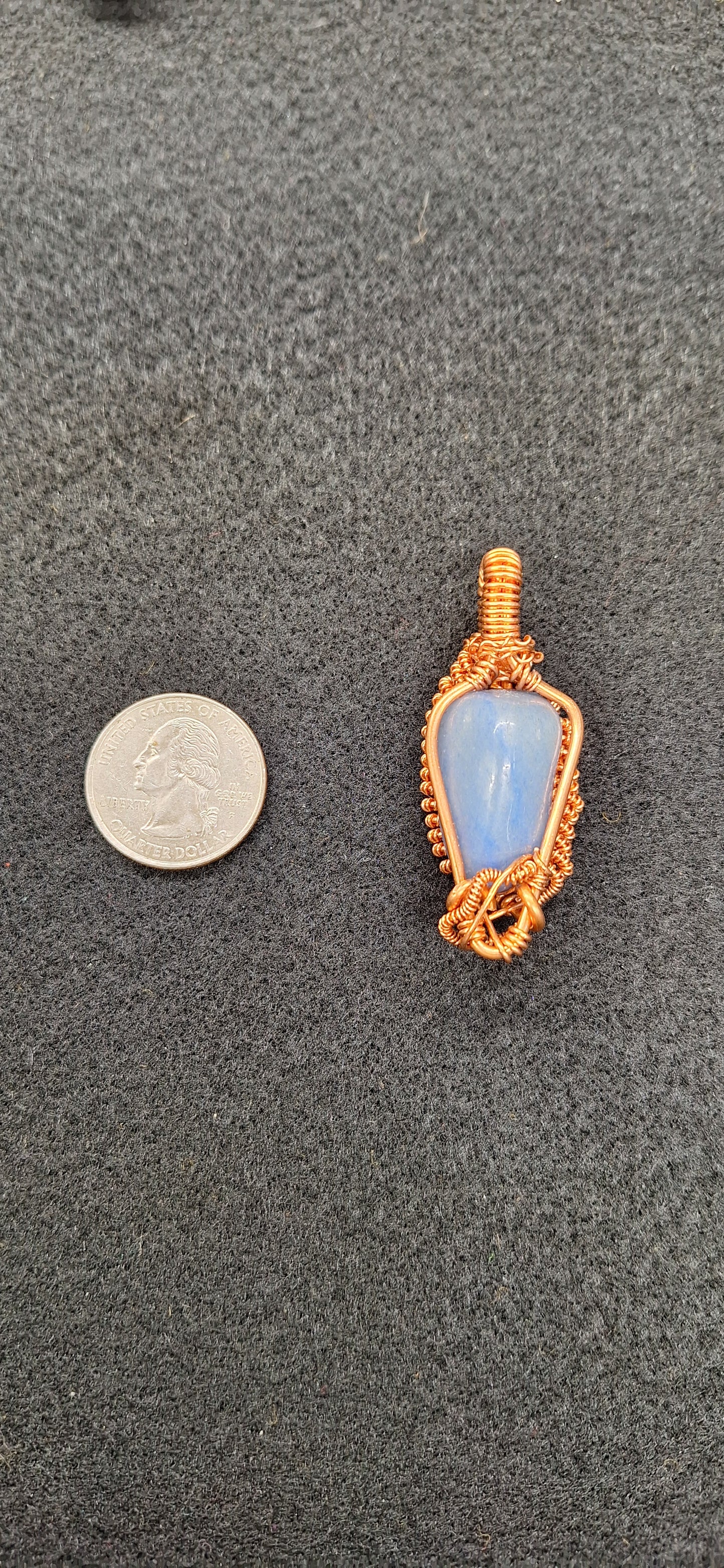 Angelite pendant