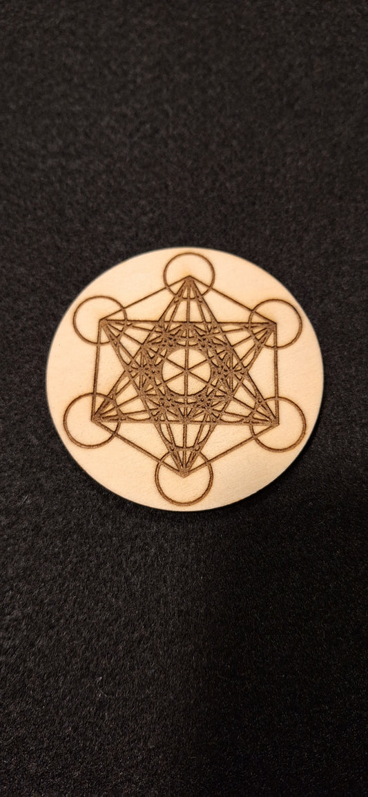 5 3/4" Metatron crystal grid